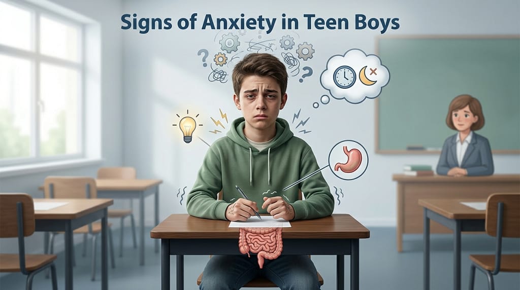 Signs of Anxiety in Teen Boys