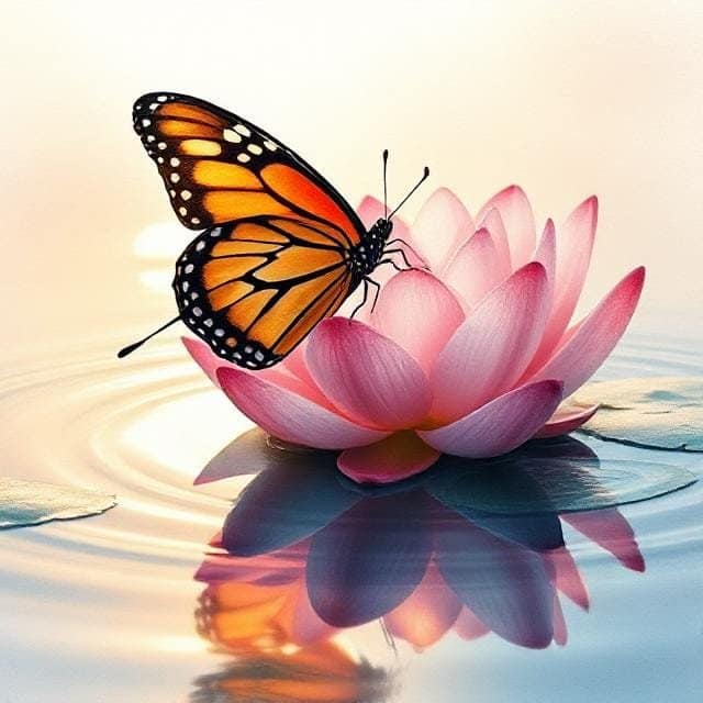 Mental Health butterfly symbol representing growth