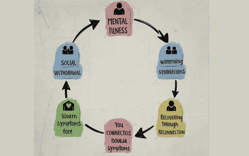 Friends reconnecting to rebuild social health and trust