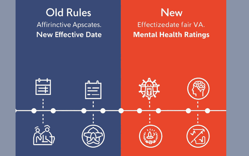 Timeline of New Effective Date for VA Mental Health Ratings