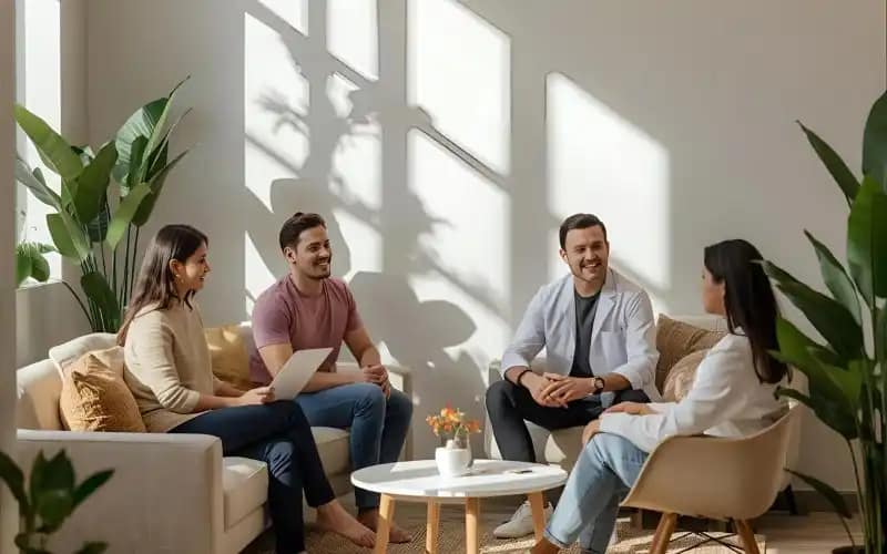Modern Mental Health Recovery Center Interior 2026